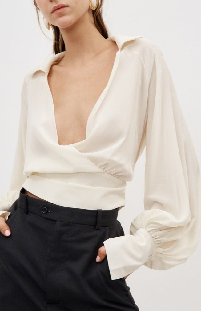 Gibson Girl Ivory Blouse - Désordre Boutique