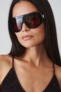 Black Red Mask Sunglasses - DÉSORDRE