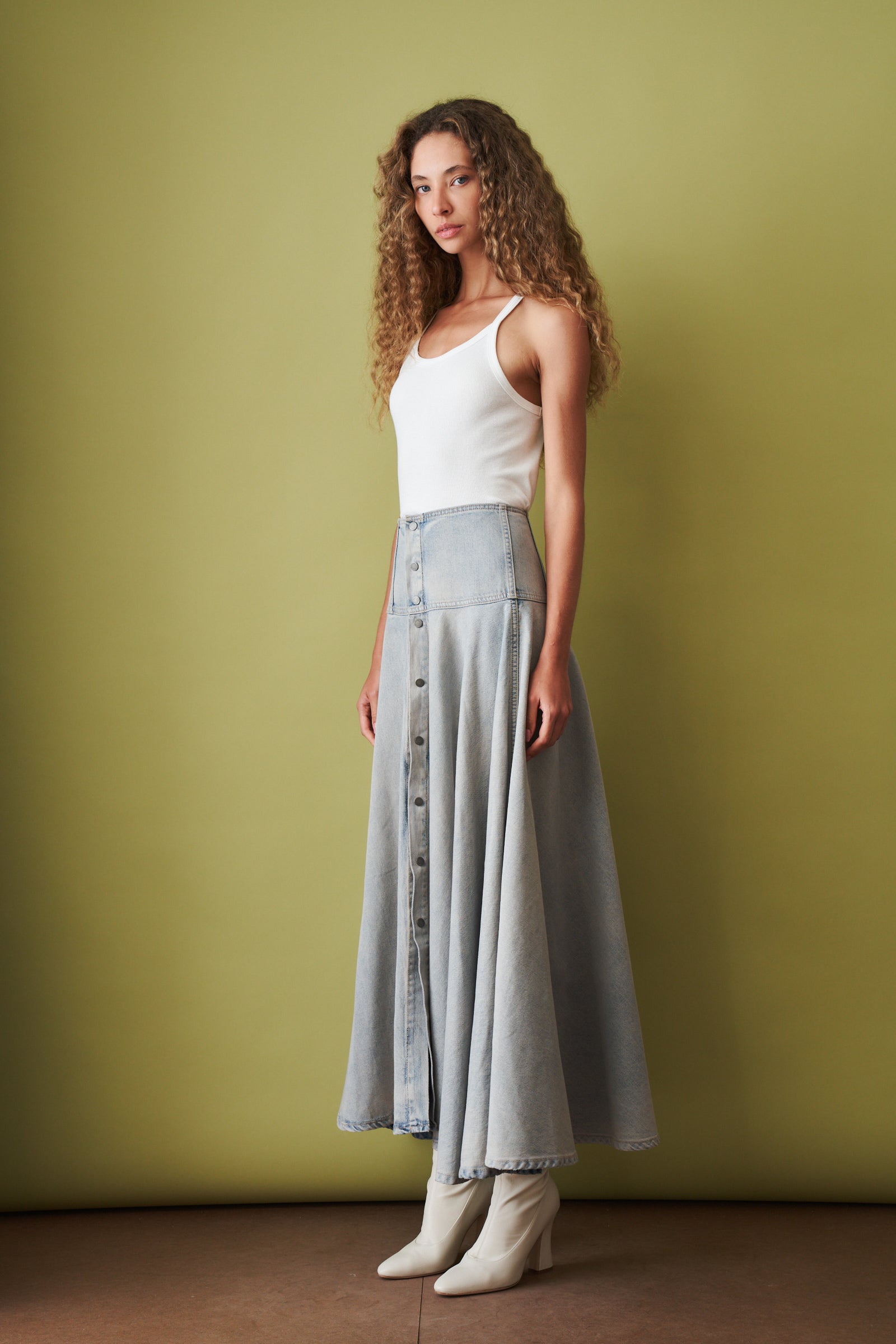 Temple Light Space Maxi Skirt - DÉSORDRE