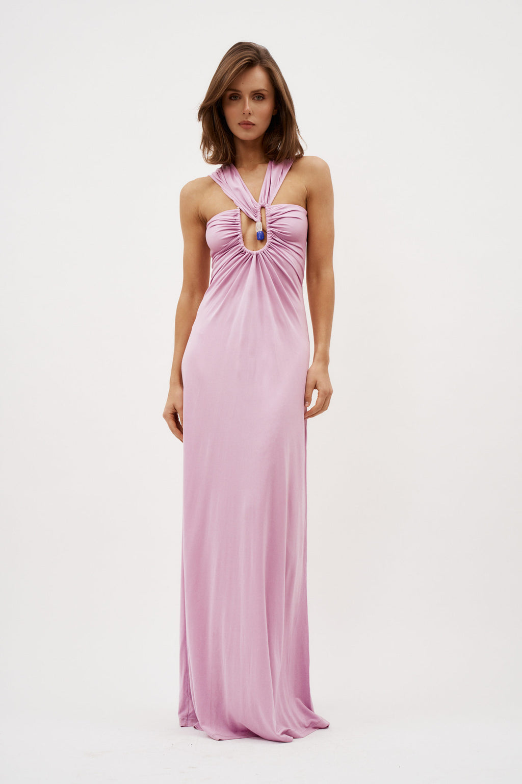 Helix Crystal Stone Pink Tourmaline Dress - Désordre Boutique