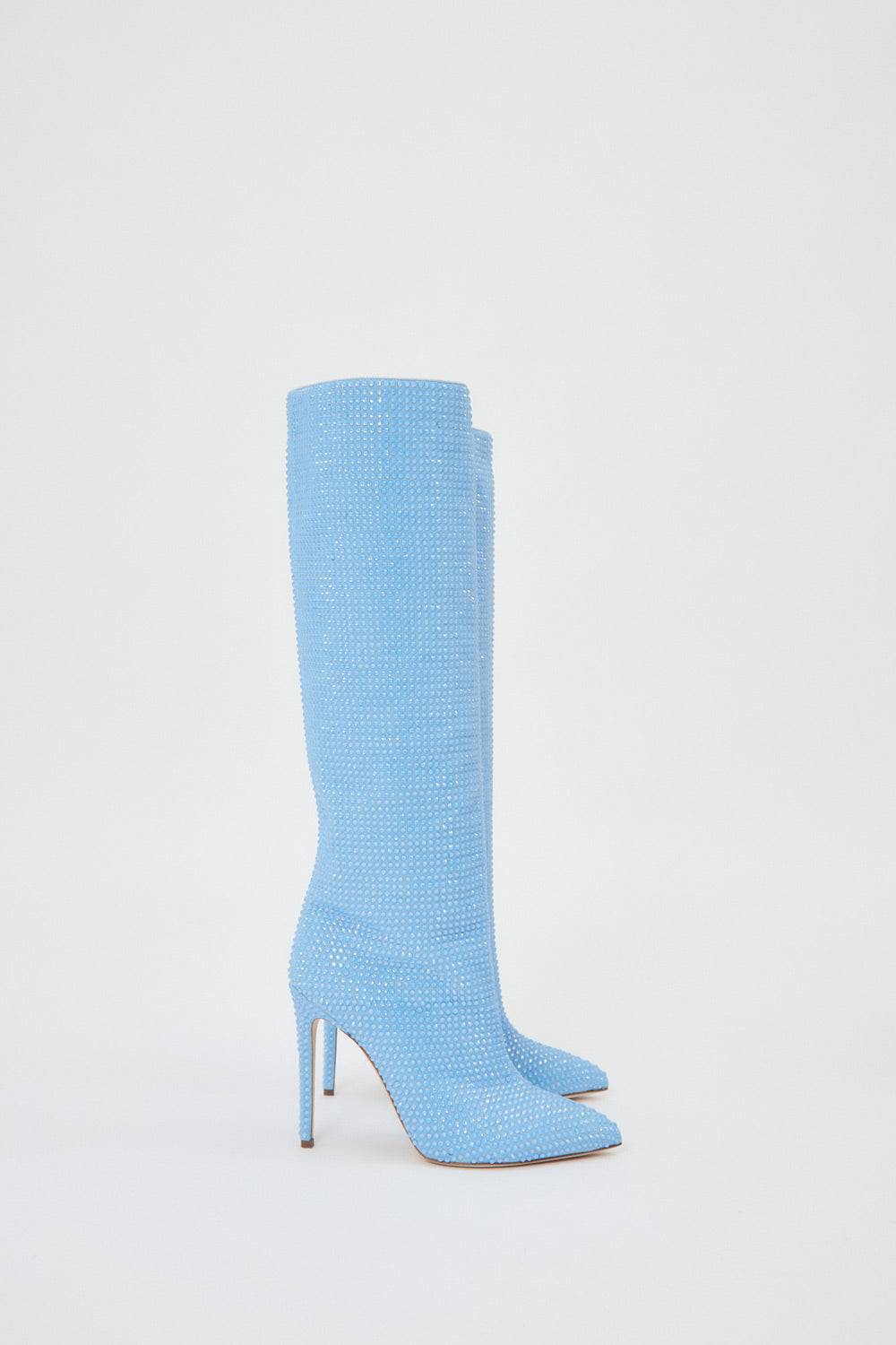 Holly Blue Opal Stiletto Crystal Boots - Désordre Boutique