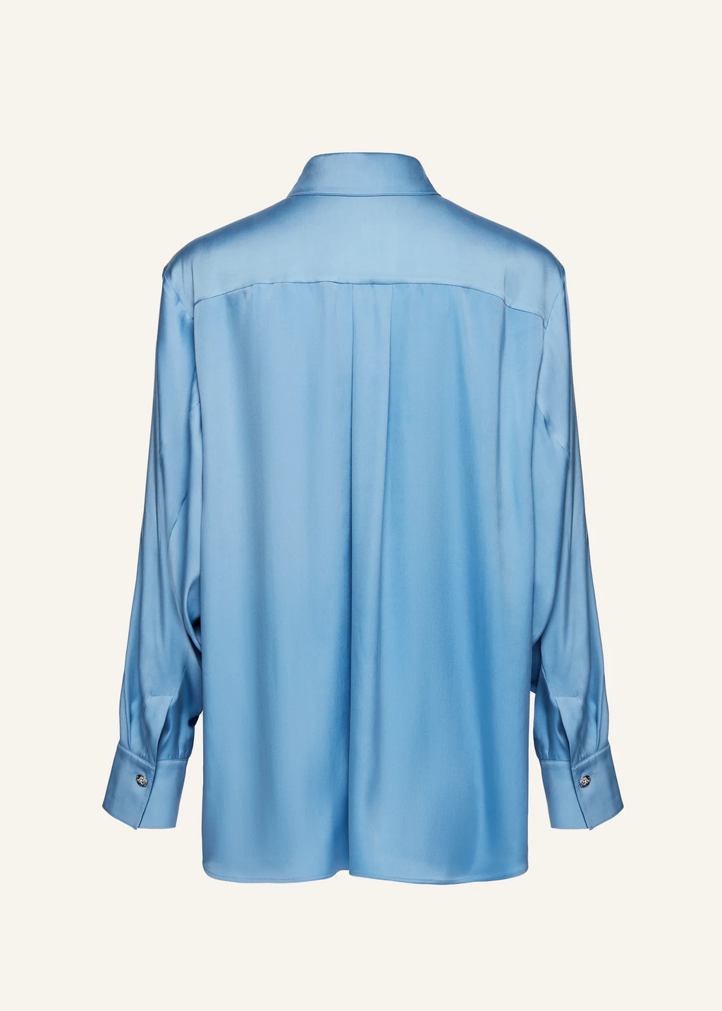 Classic Silk Blue Shirt