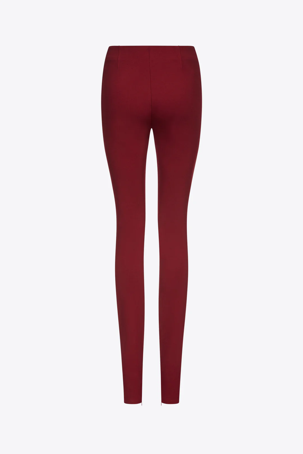 Chain Plate Belt Burgundy Legging