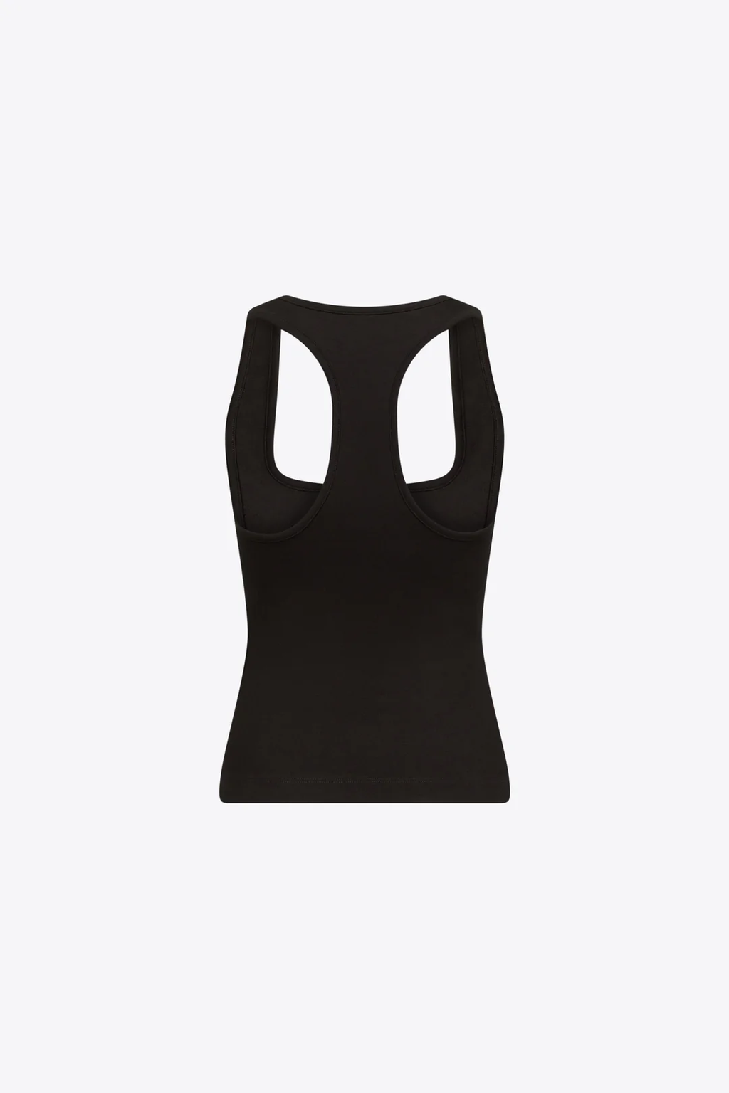 AREA Nameplate Racerback Tank Black Top