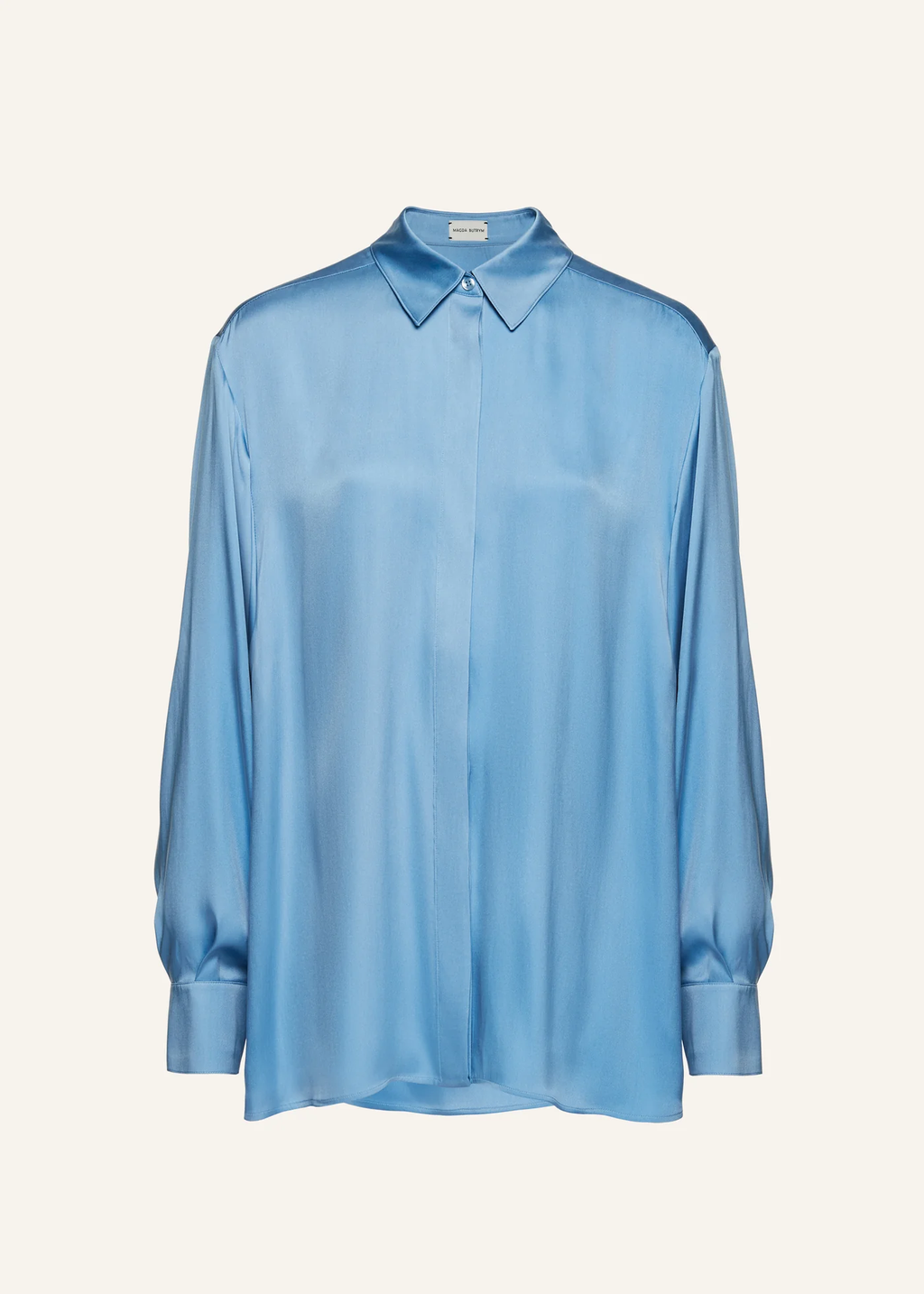 Classic Silk Blue Shirt