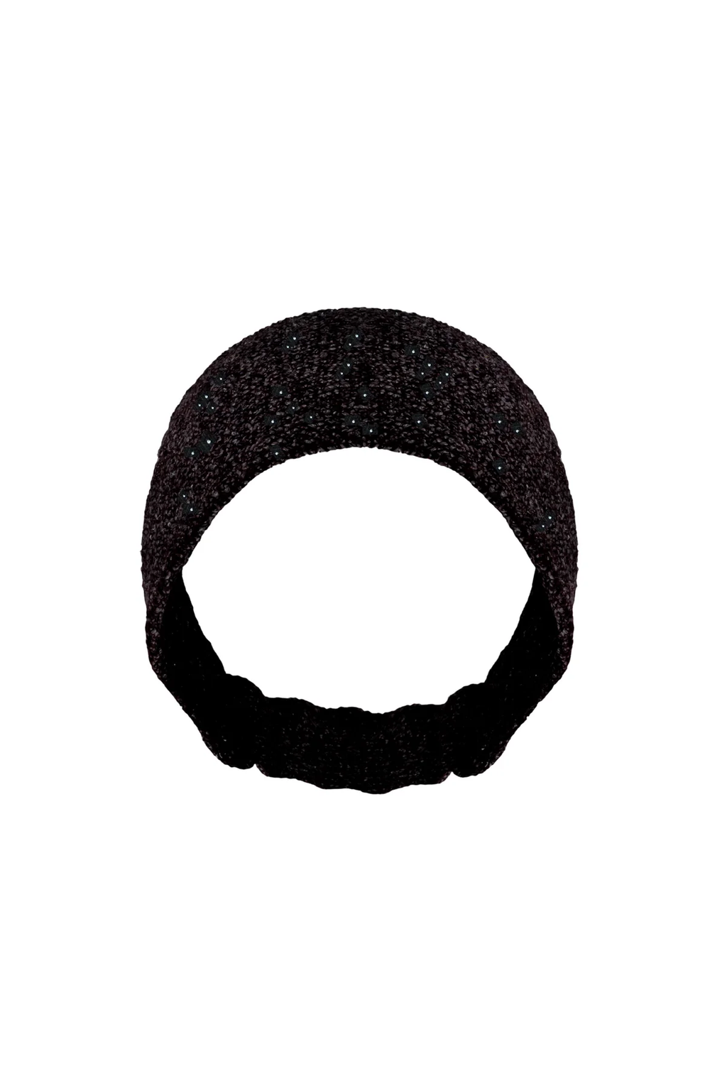 Grace Sequinned Black Headband