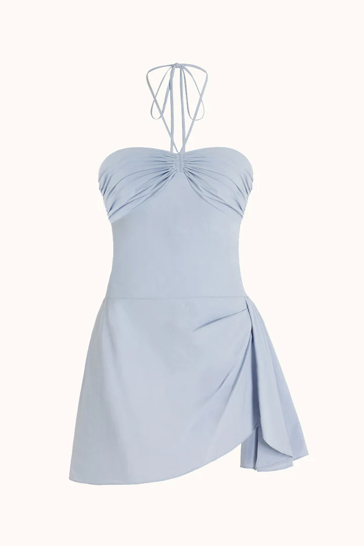 Bardot Parisian Blue Mini Dress