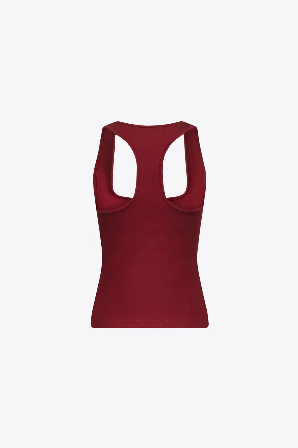 AREA Nameplate Racerback Tank Burgundy Top