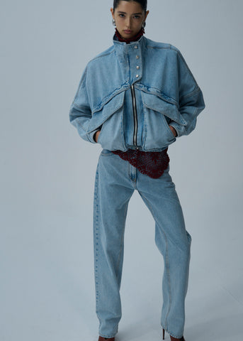 SS25 DENIM 11 JACKET LIGHT BLUE