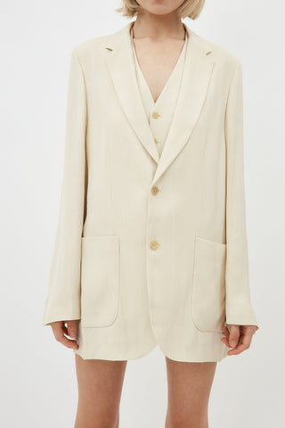 Iria Ivory Jacket - Désordre Boutique