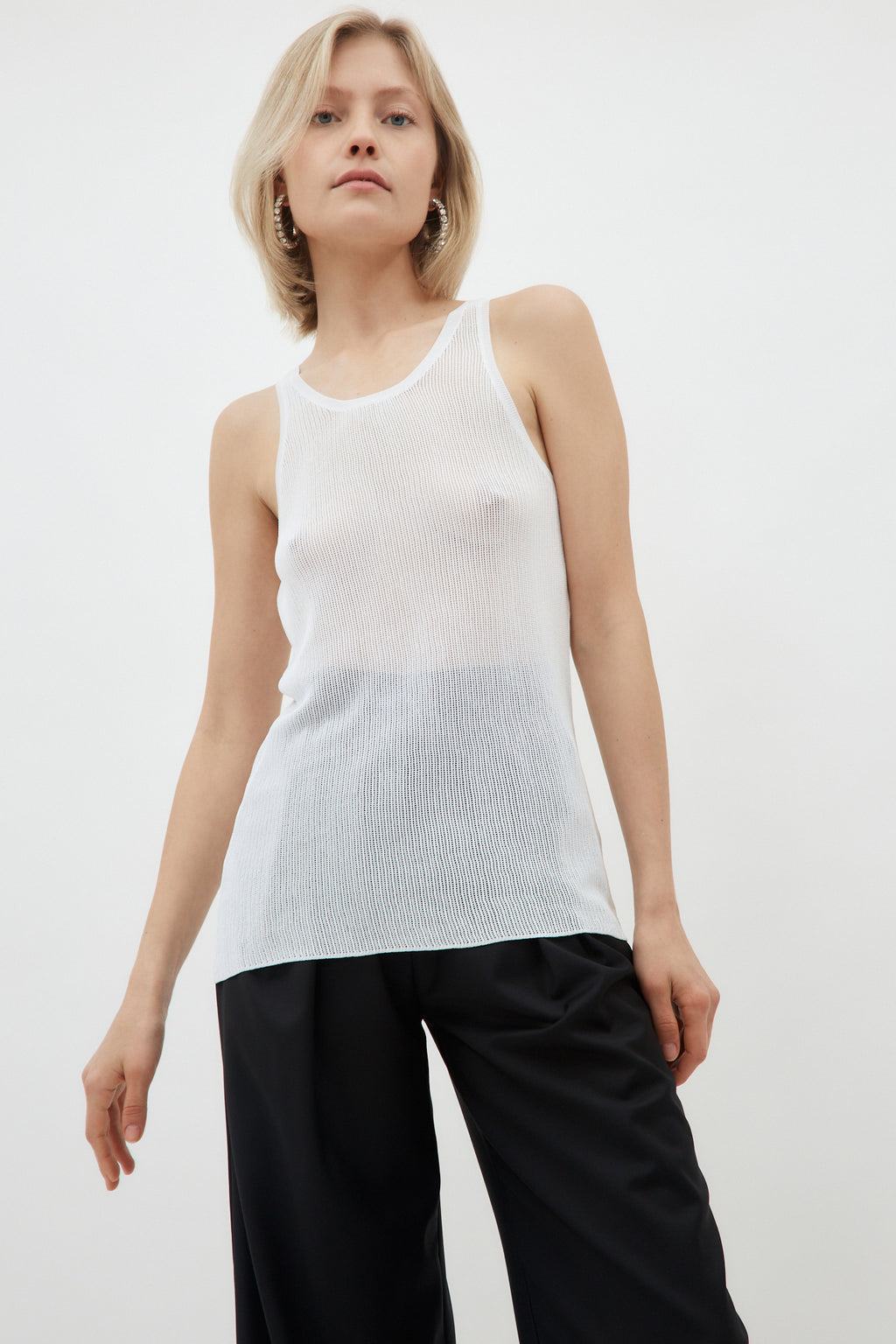 Kalin White Tank Top - Désordre Boutique