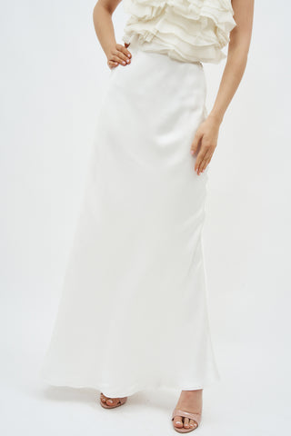 Kiri Maxi White Skirt - Désordre Boutique