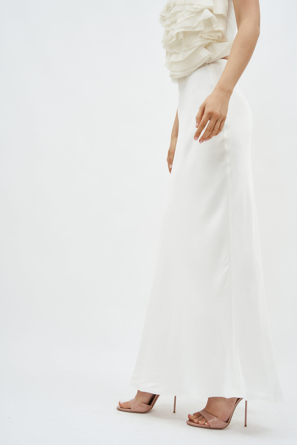 Kiri Maxi White Skirt - Désordre Boutique