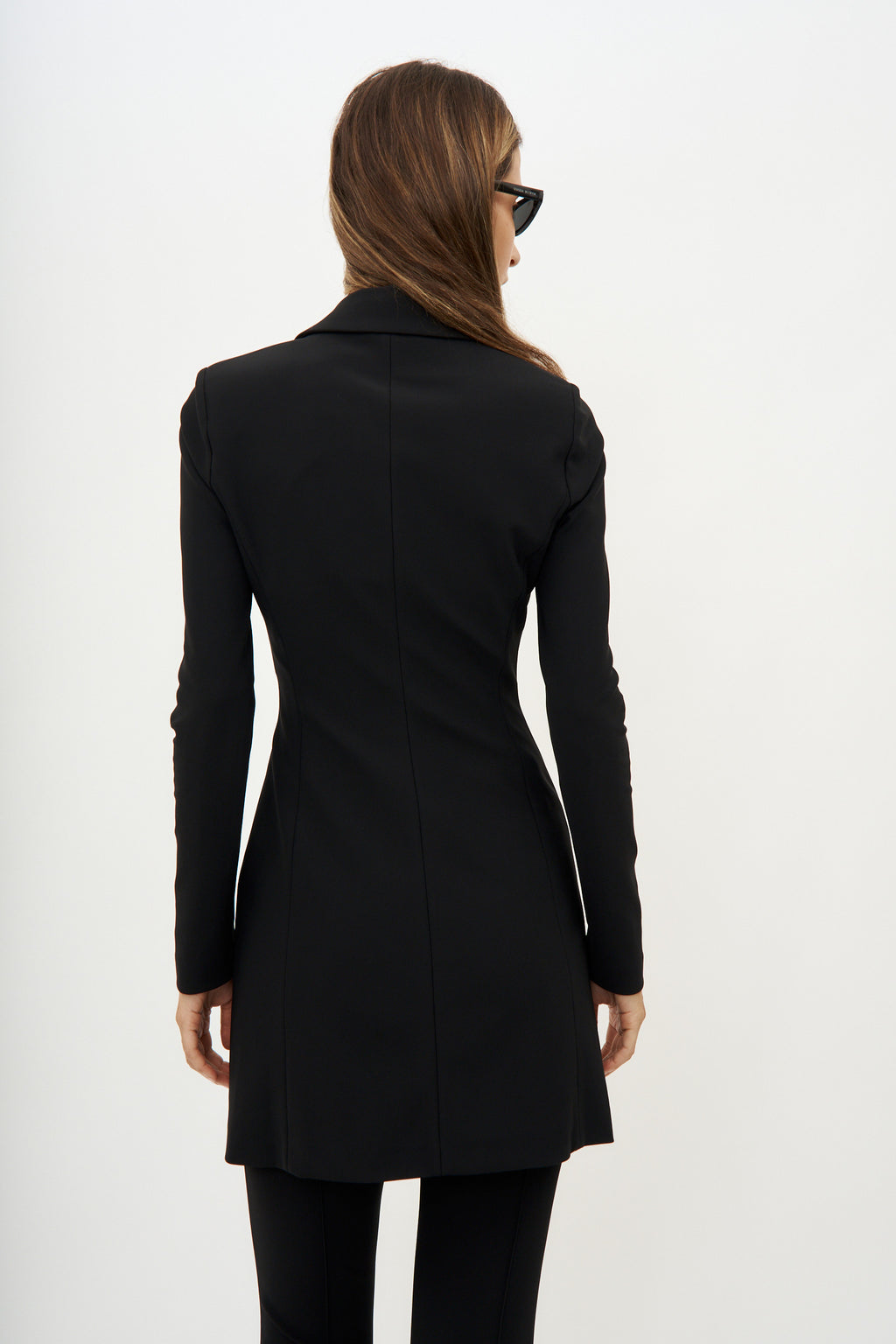 Knit Buttoned Black Peacoat - Désordre Boutique