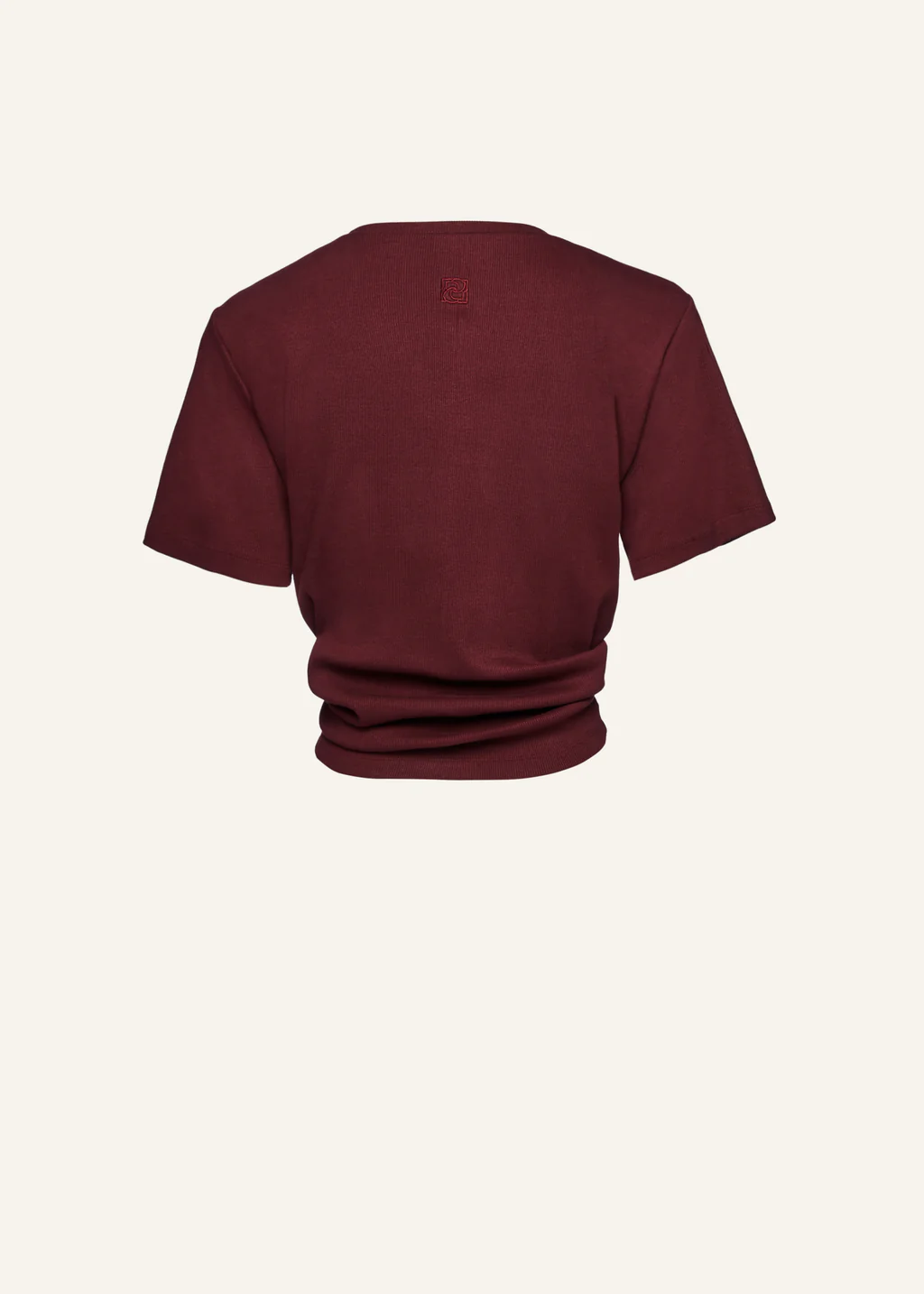 Knotted Burgundy T-Shirt - Désordre Boutique