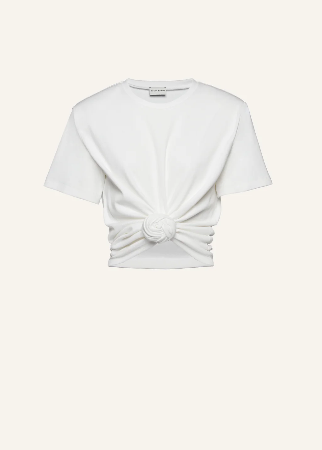 Knotted Cream T-Shirt - Désordre Boutique