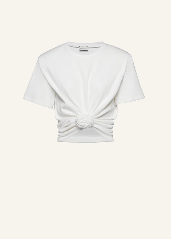 Knotted Cream T-Shirt - Désordre Boutique