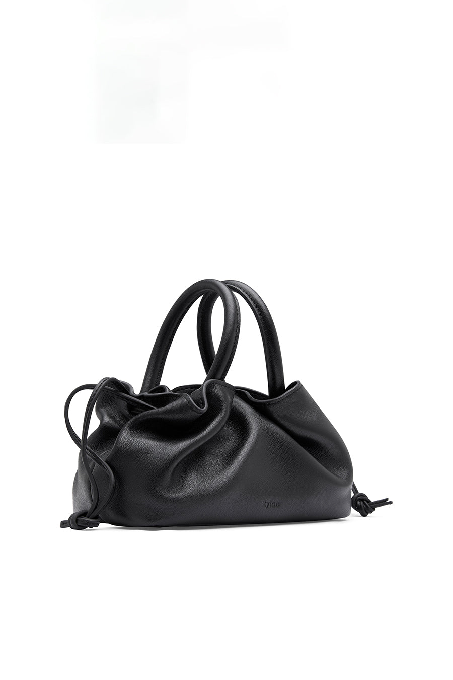 21.1 Black Smooth Mila Mini Tote