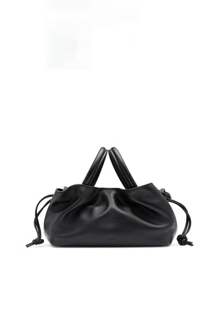 21.1 Black Smooth Mila Mini Tote