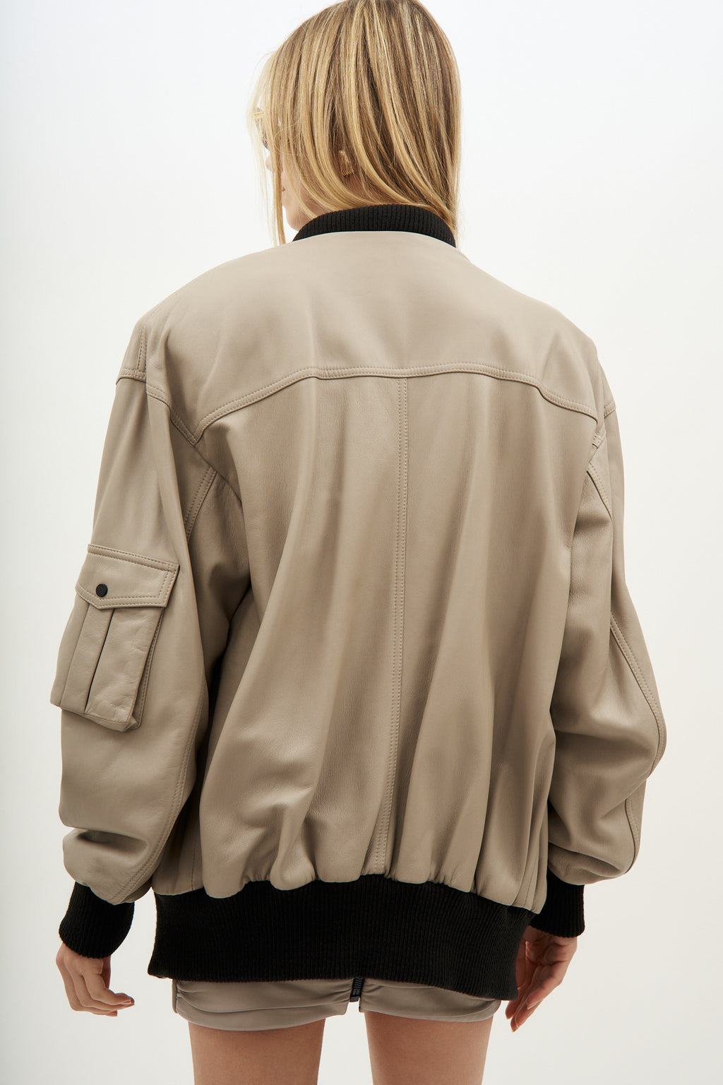 Le Mans Beige Leather Jacket - Désordre Boutique