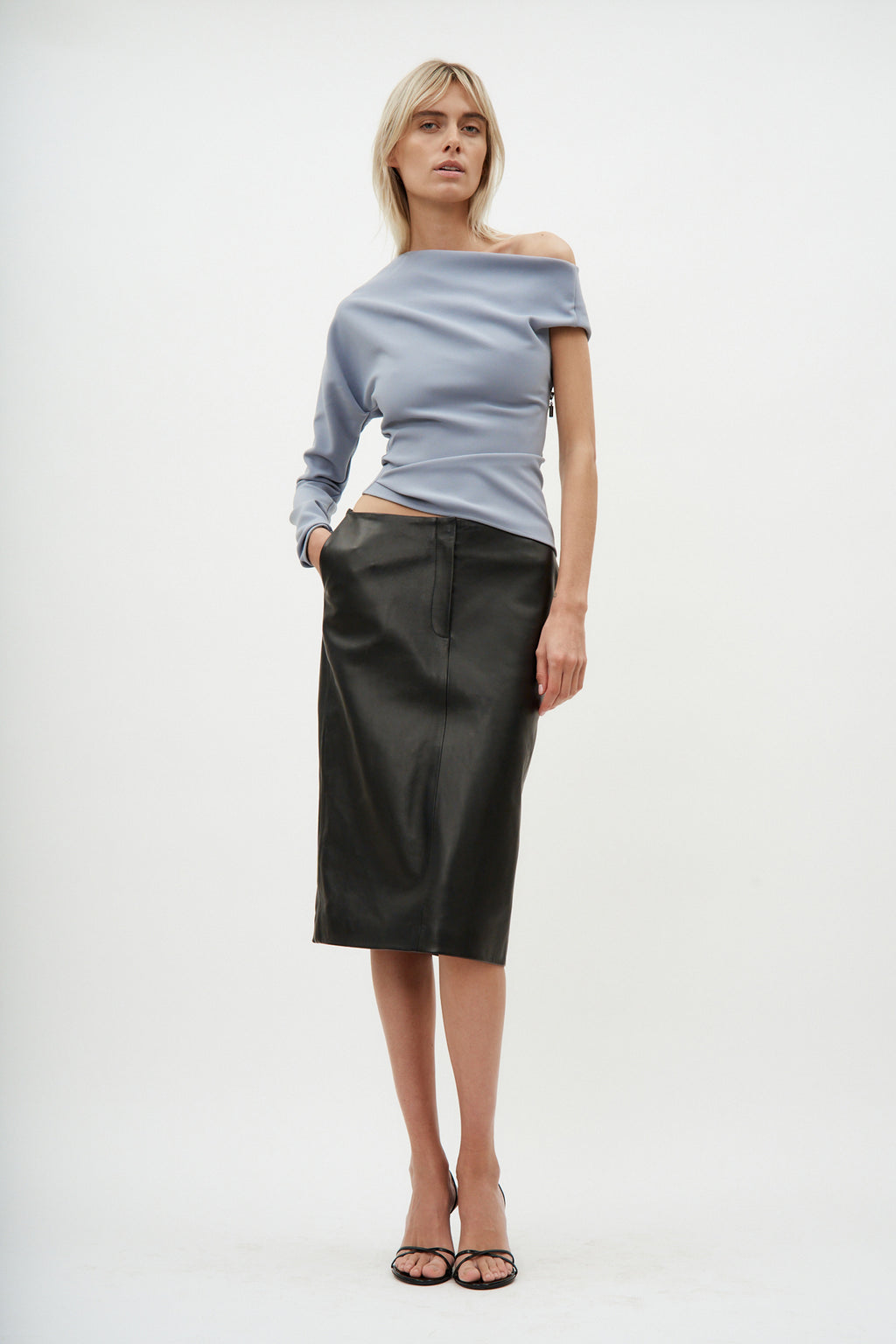 Leather Pencil Black Skirt - Désordre Boutique