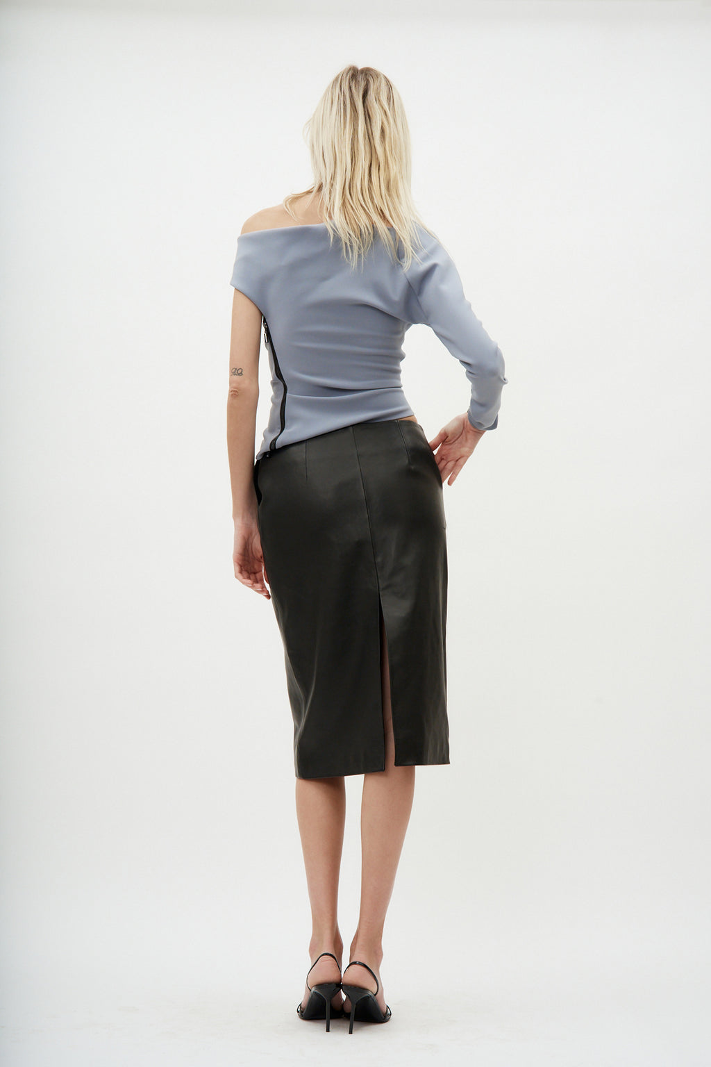 Leather Pencil Black Skirt - Désordre Boutique