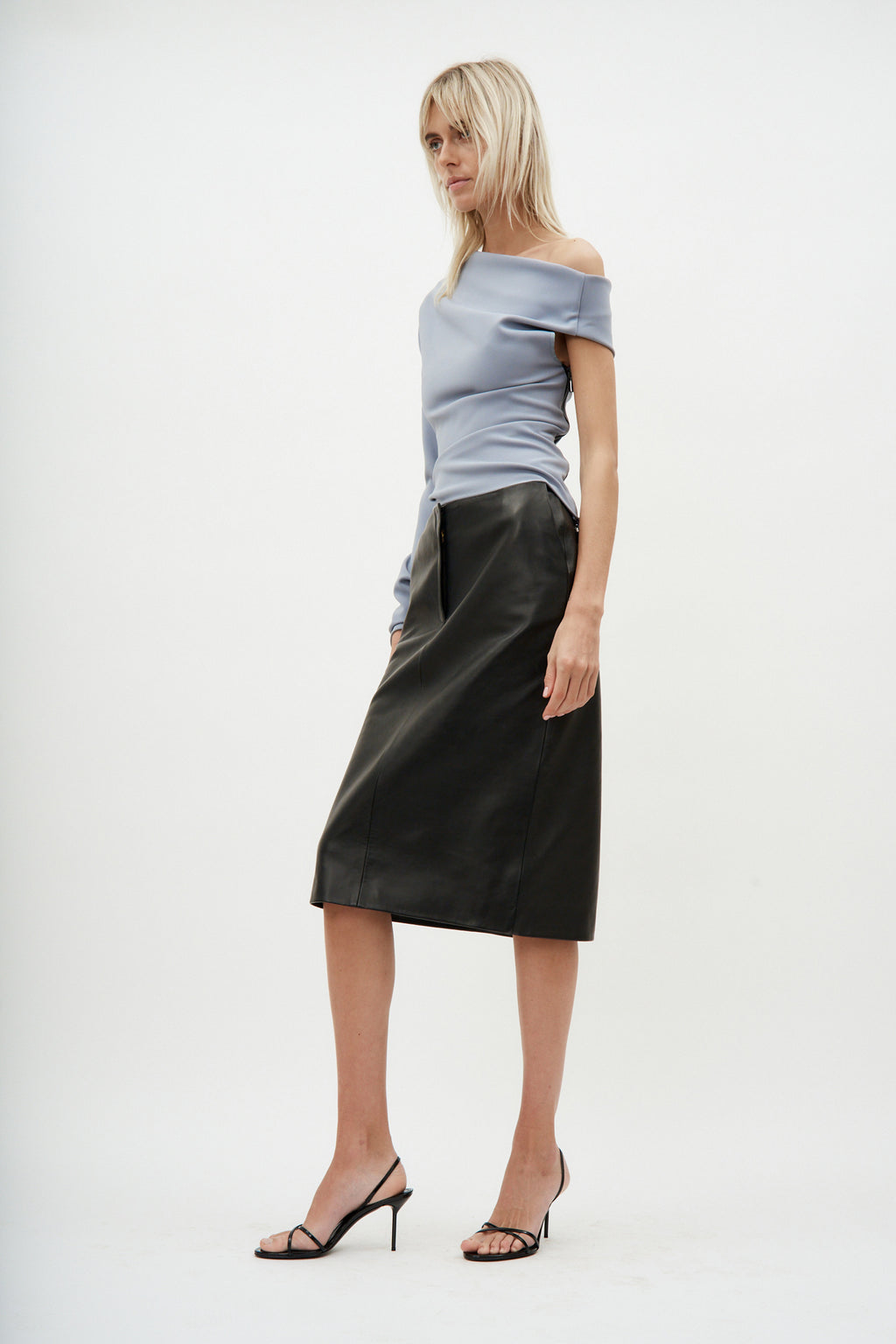 Leather Pencil Black Skirt - Désordre Boutique