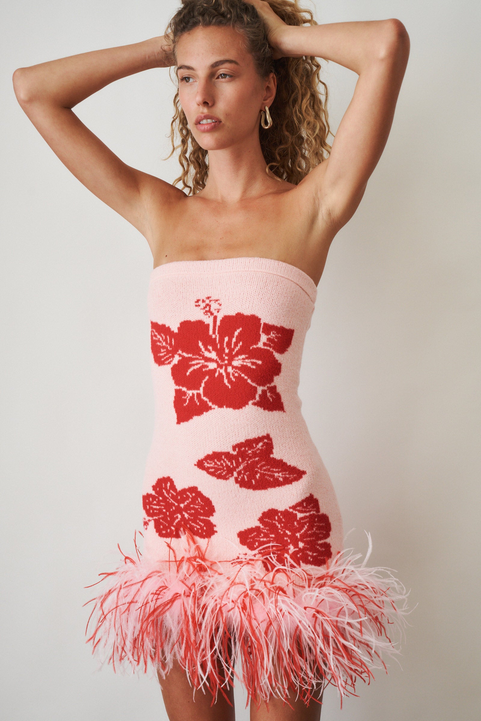 Laurie Dress Hibiscus - DÉSORDRE