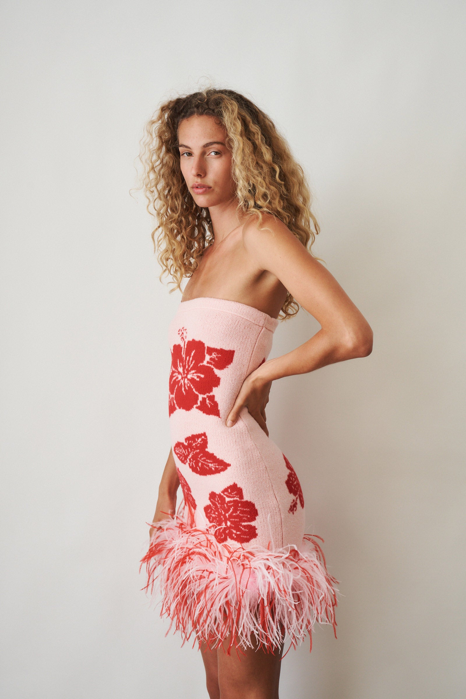 Laurie Dress Hibiscus - DÉSORDRE