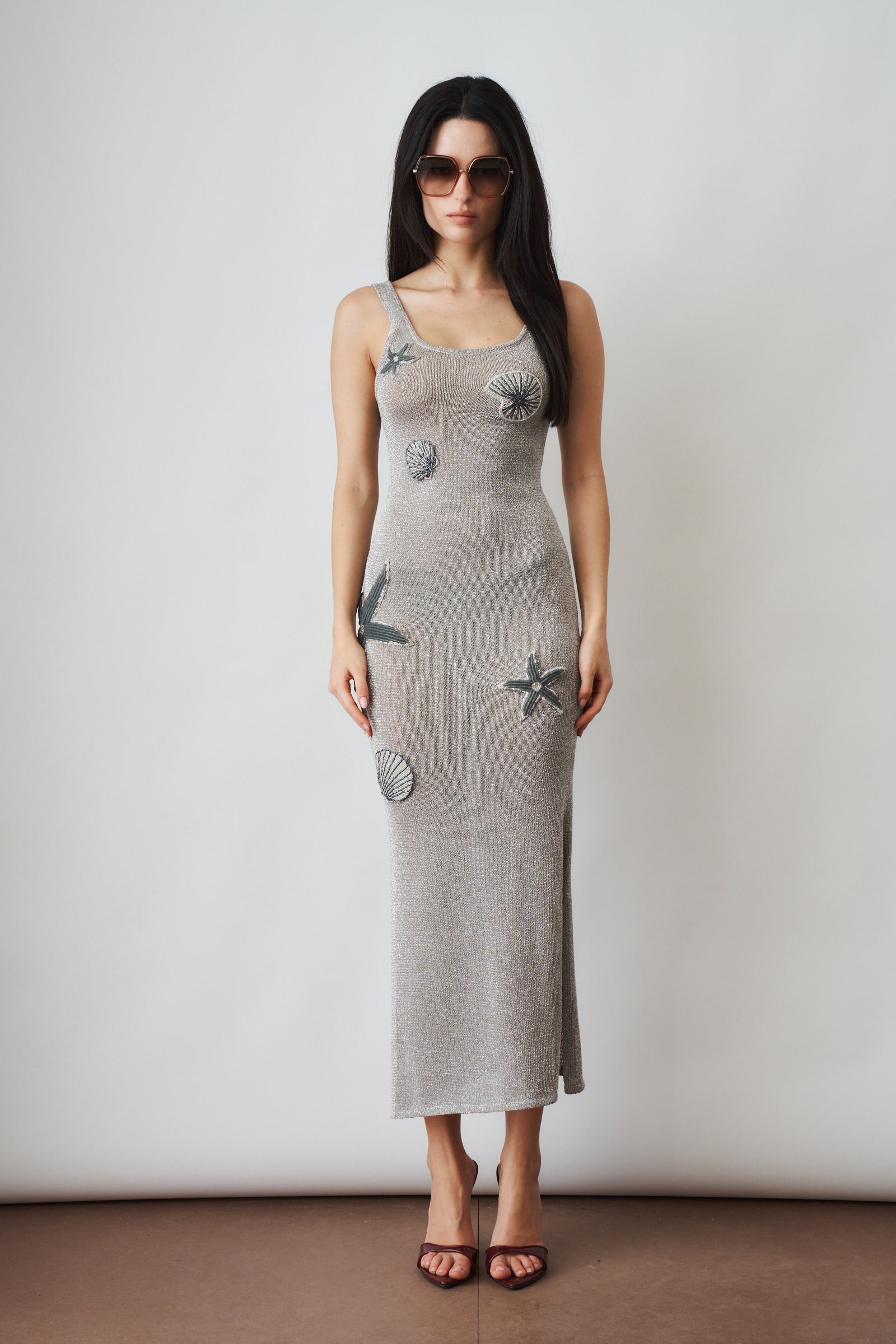 Roselle Dress Silver - DÉSORDRE