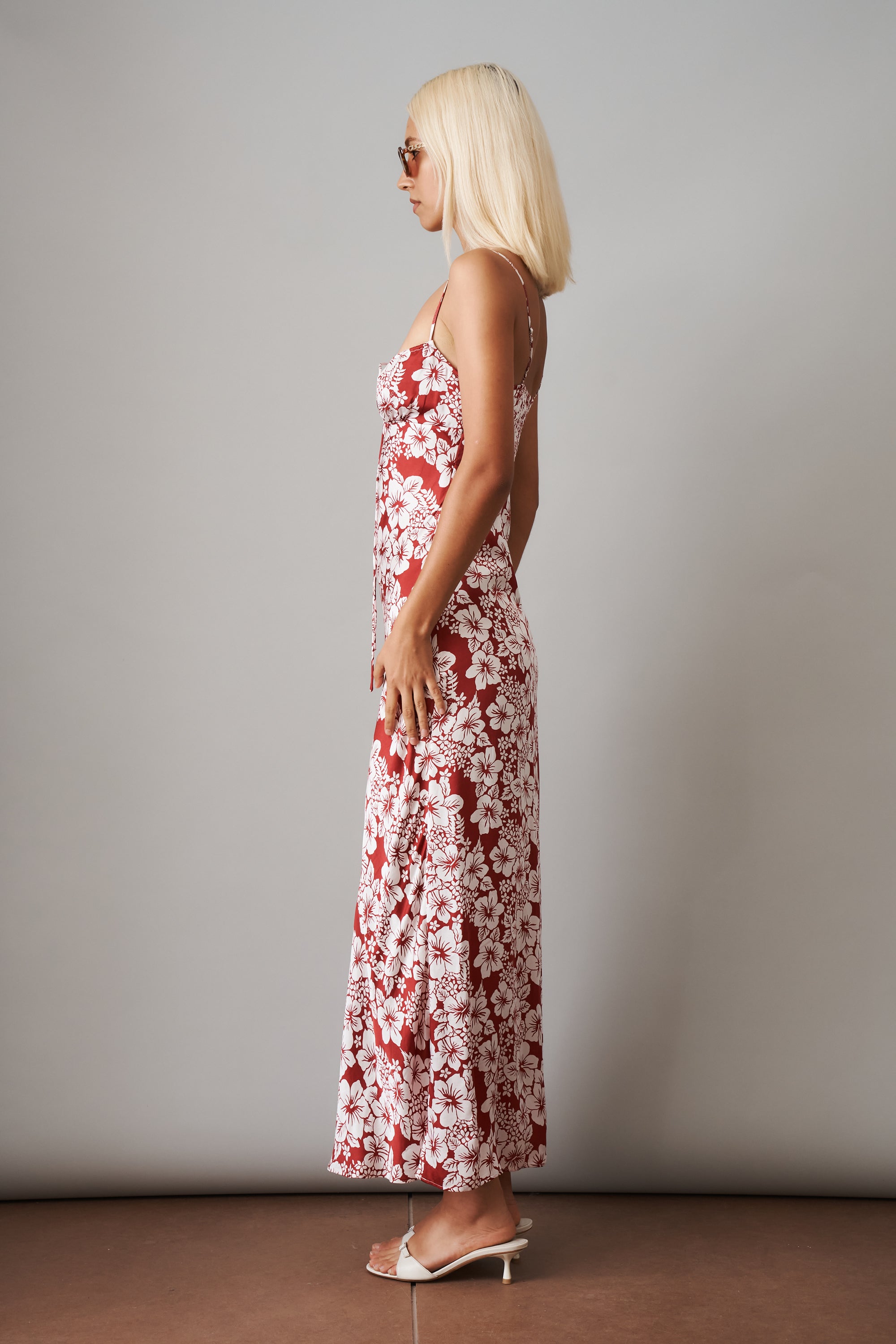 Slip Dress Hibiscus - DÉSORDRE