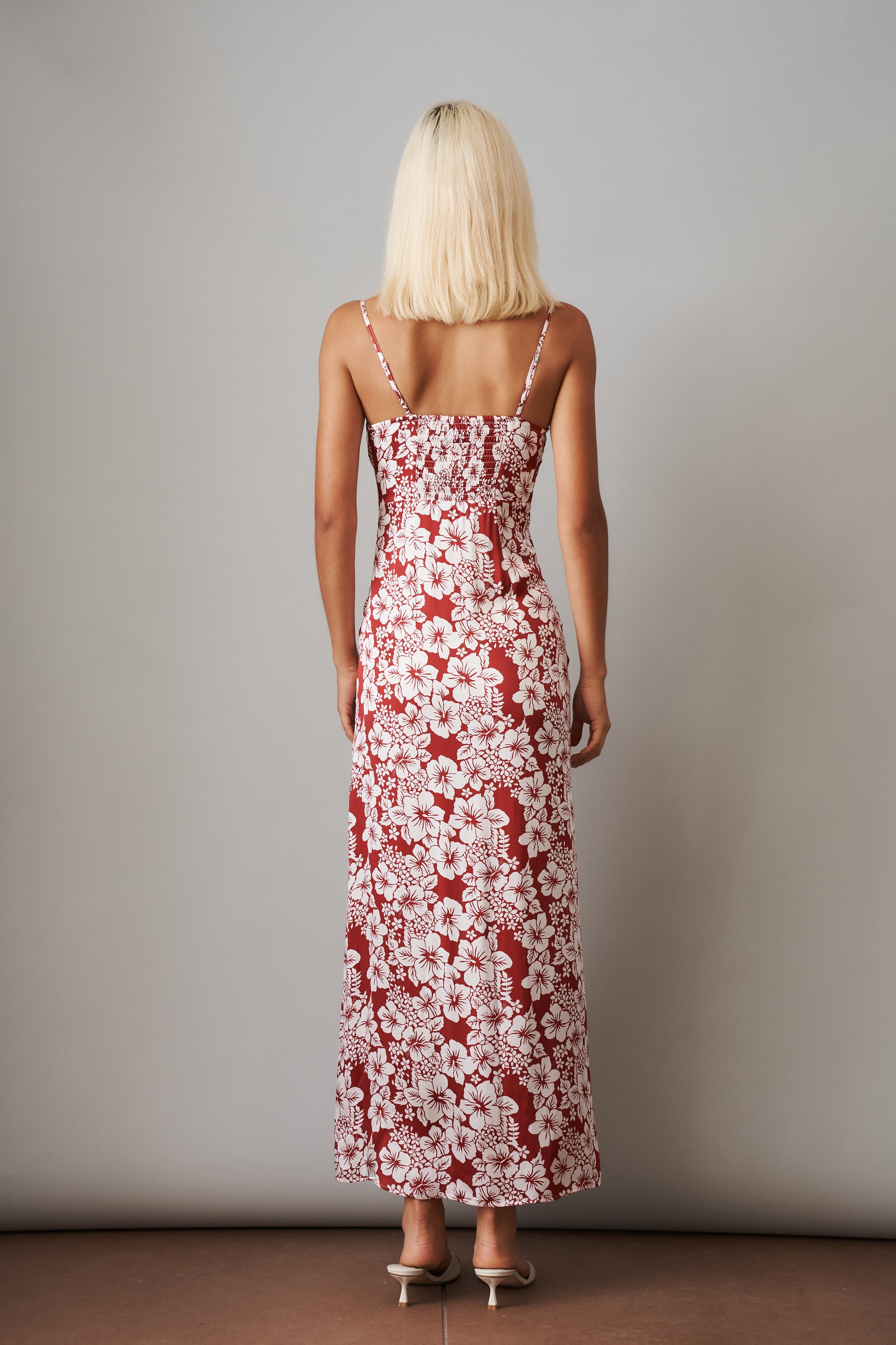 Slip Dress Hibiscus - DÉSORDRE