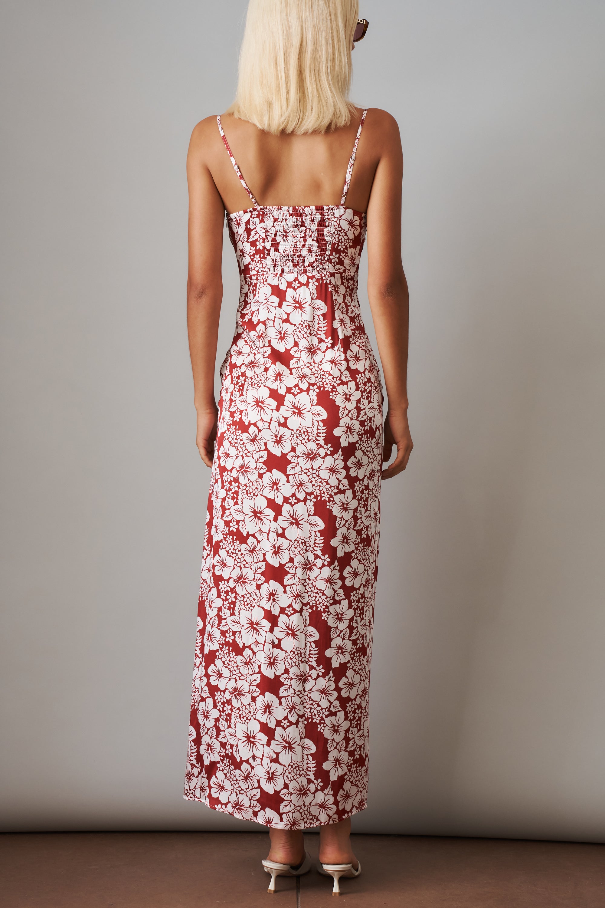 Slip Dress Hibiscus - DÉSORDRE