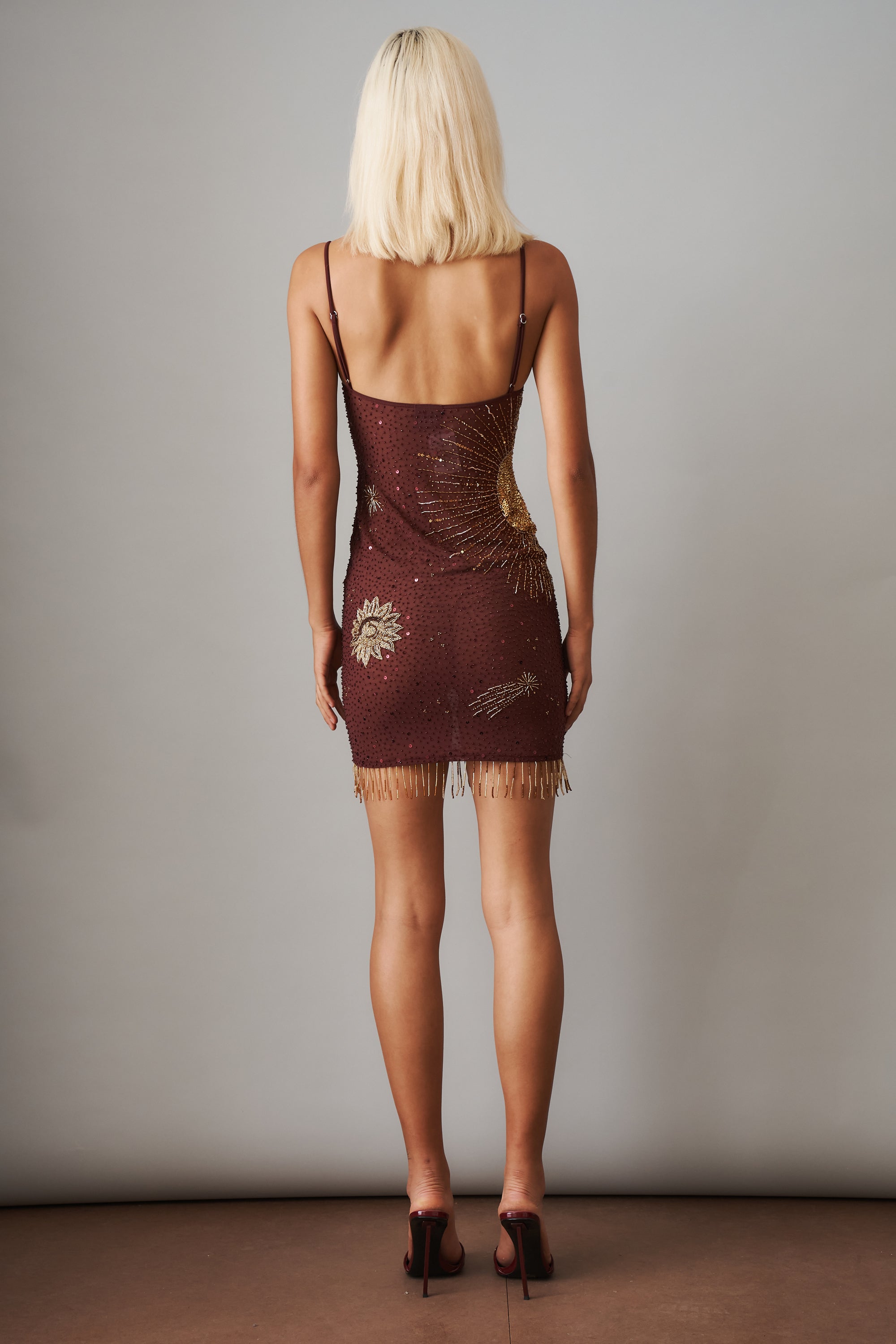 Sun Beaded Mini Dress - DÉSORDRE