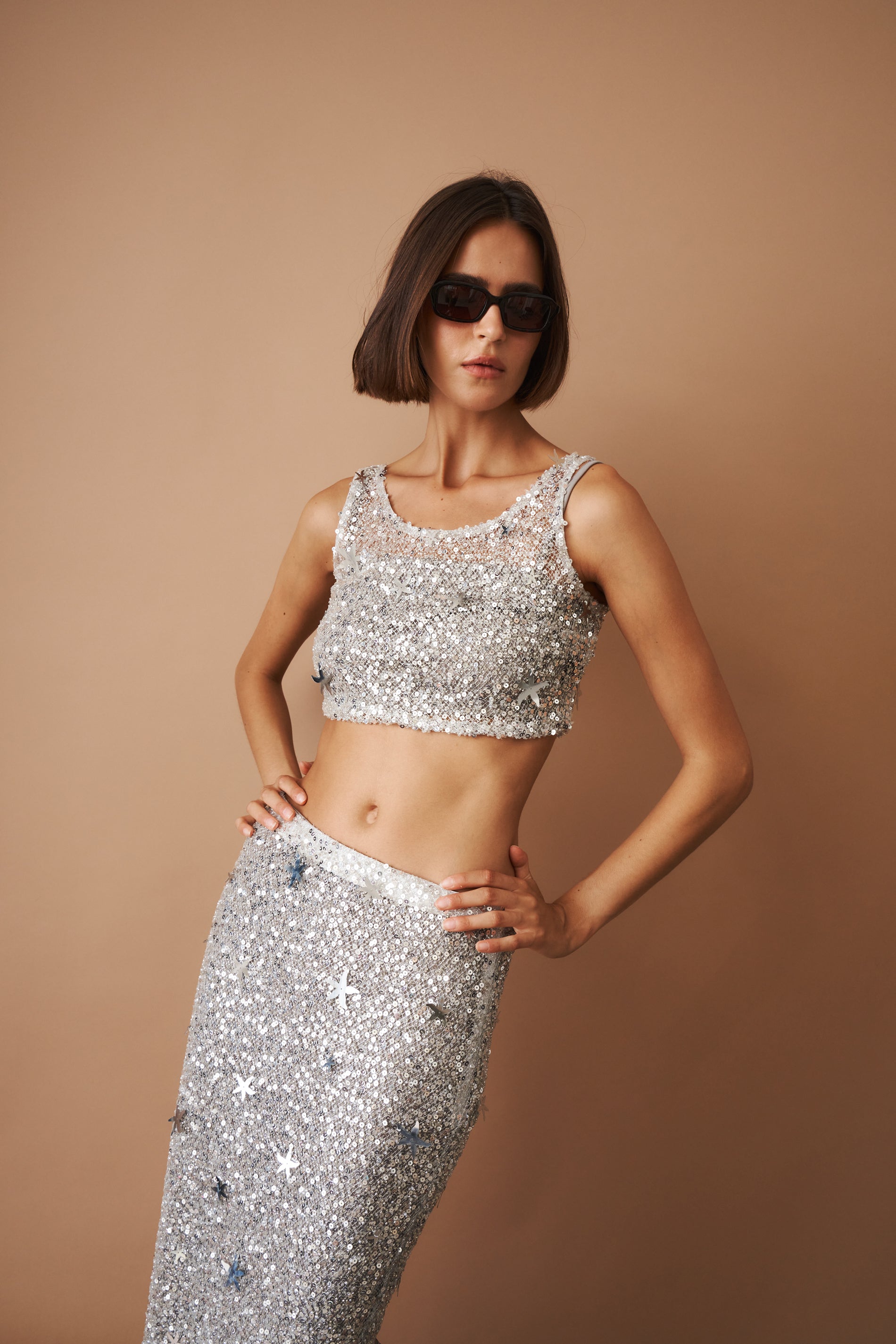 Rena Top Silver - DÉSORDRE