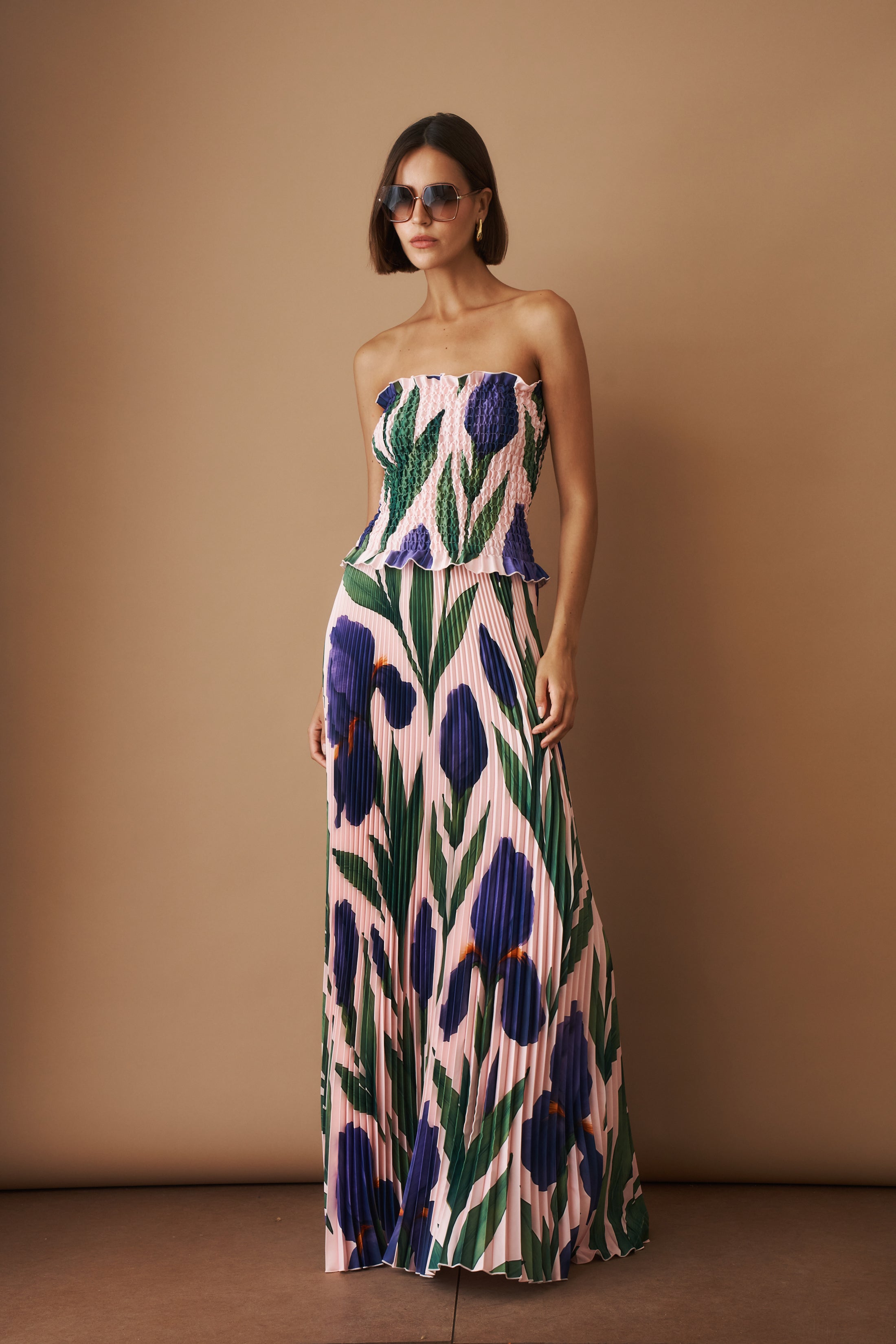 Maya Gown Iris Dress - DÉSORDRE