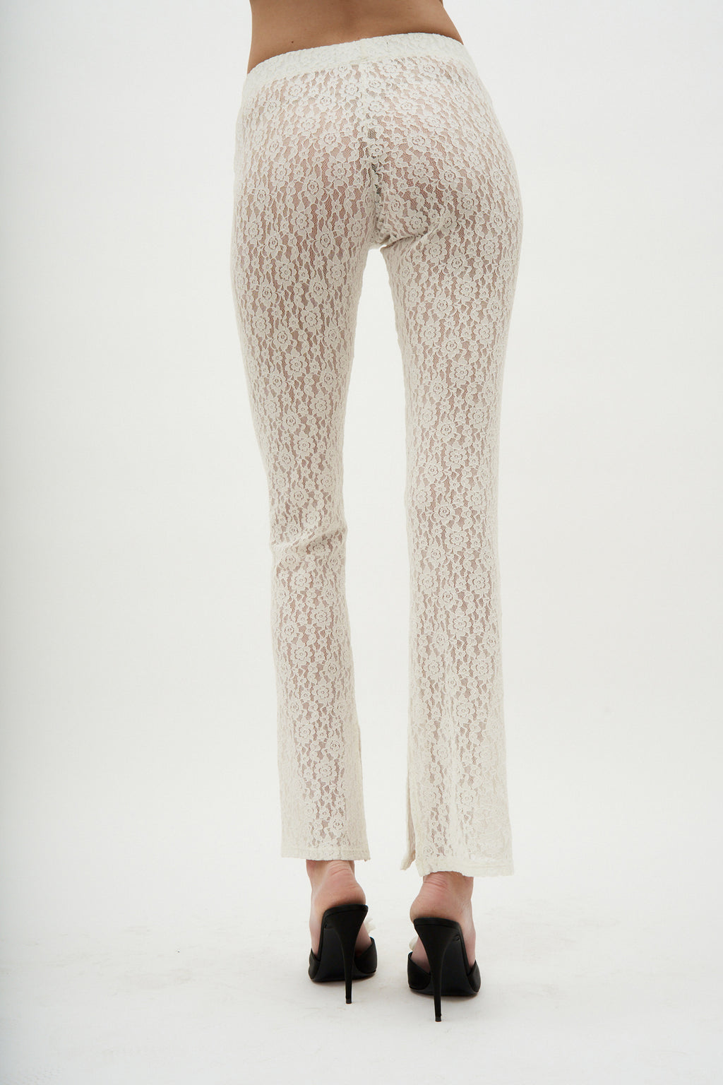 Low Rise Off White Lace Legging - Désordre Boutique