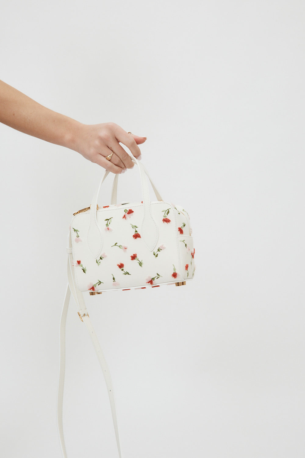 Maeve White Multi Small Crossbody Bag - Désordre Boutique