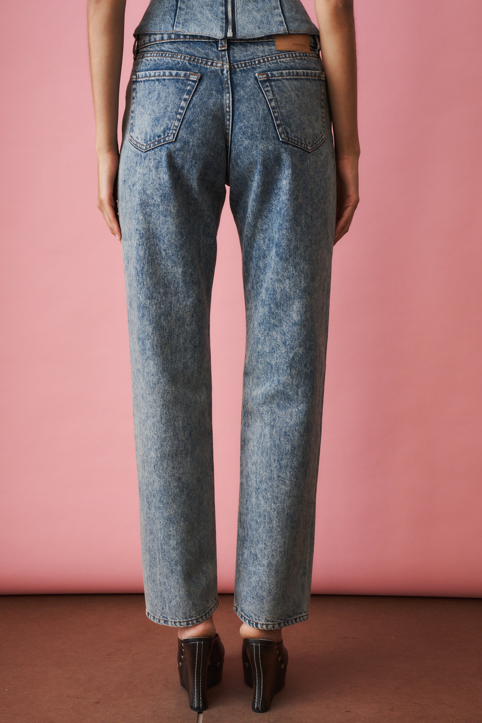 Vintage Denim Straight Leg Jeans - DÉSORDRE