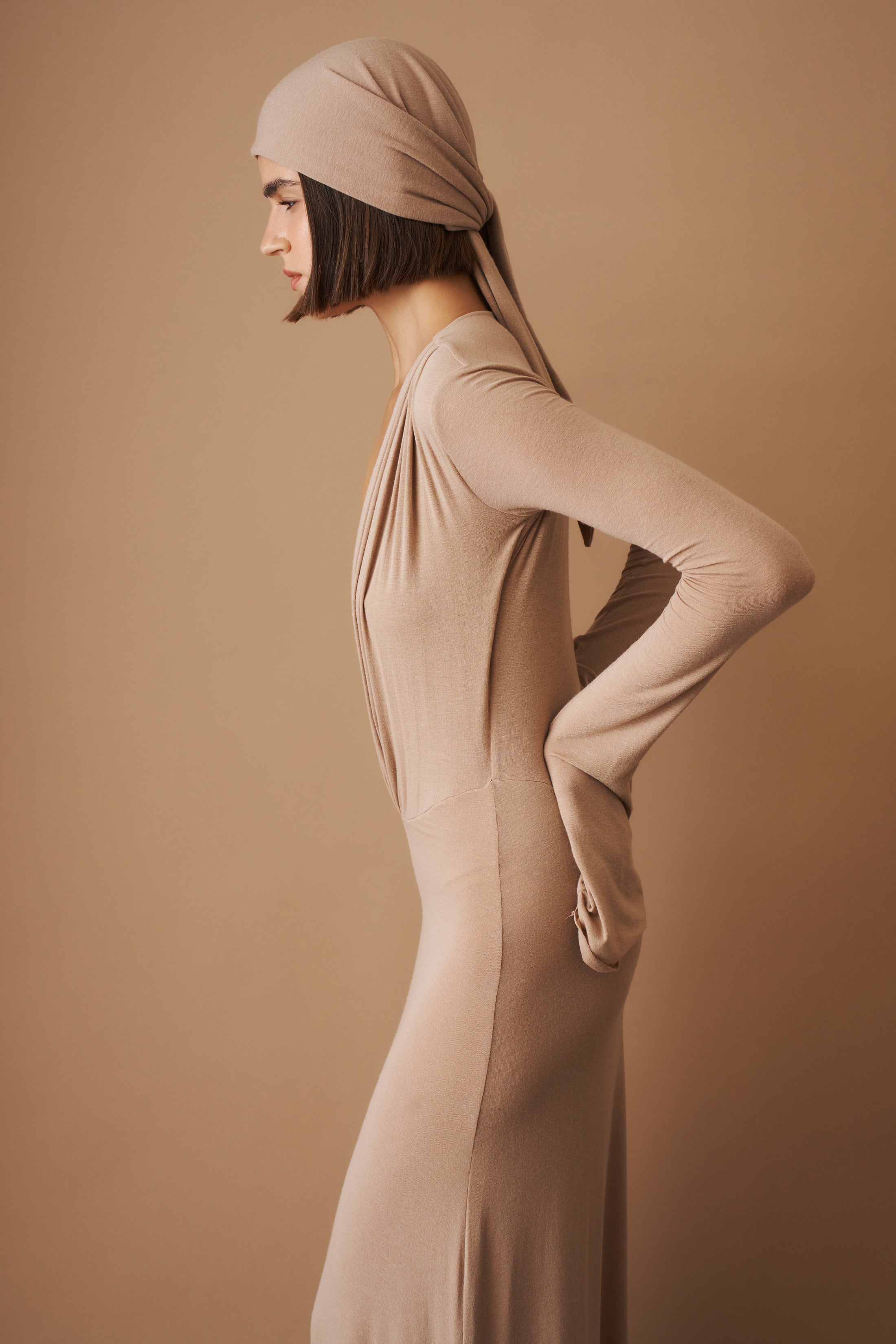 Suki Dress Pink Brown