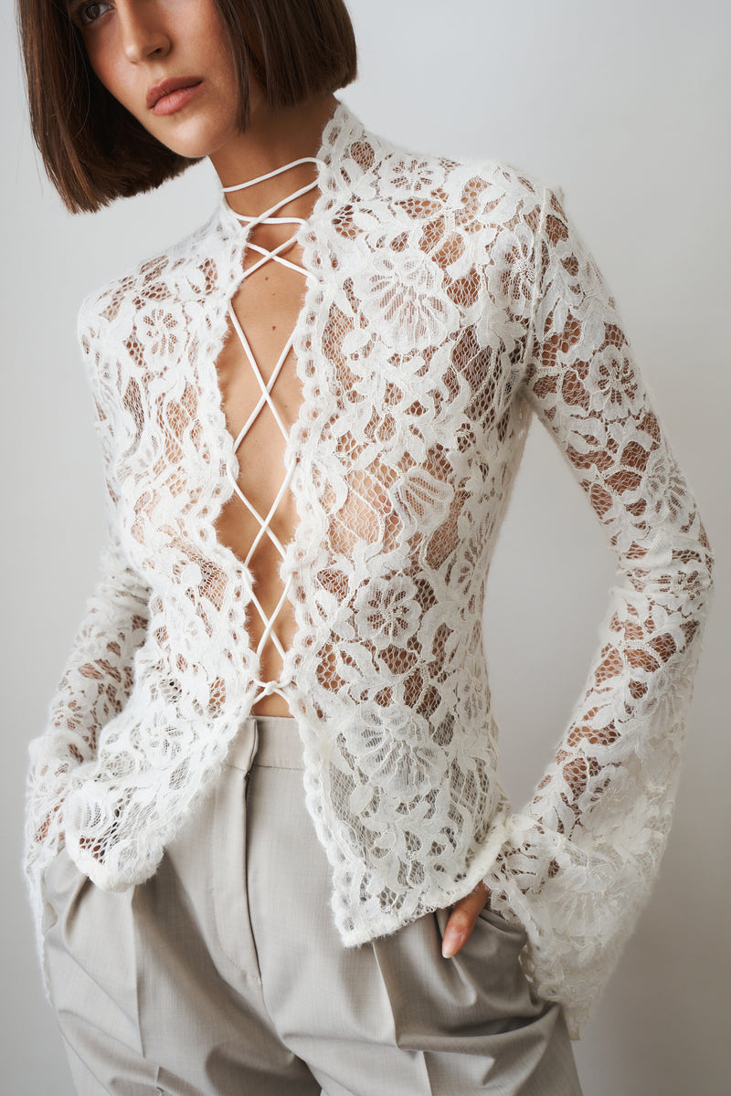 Sally Top White - DÉSORDRE