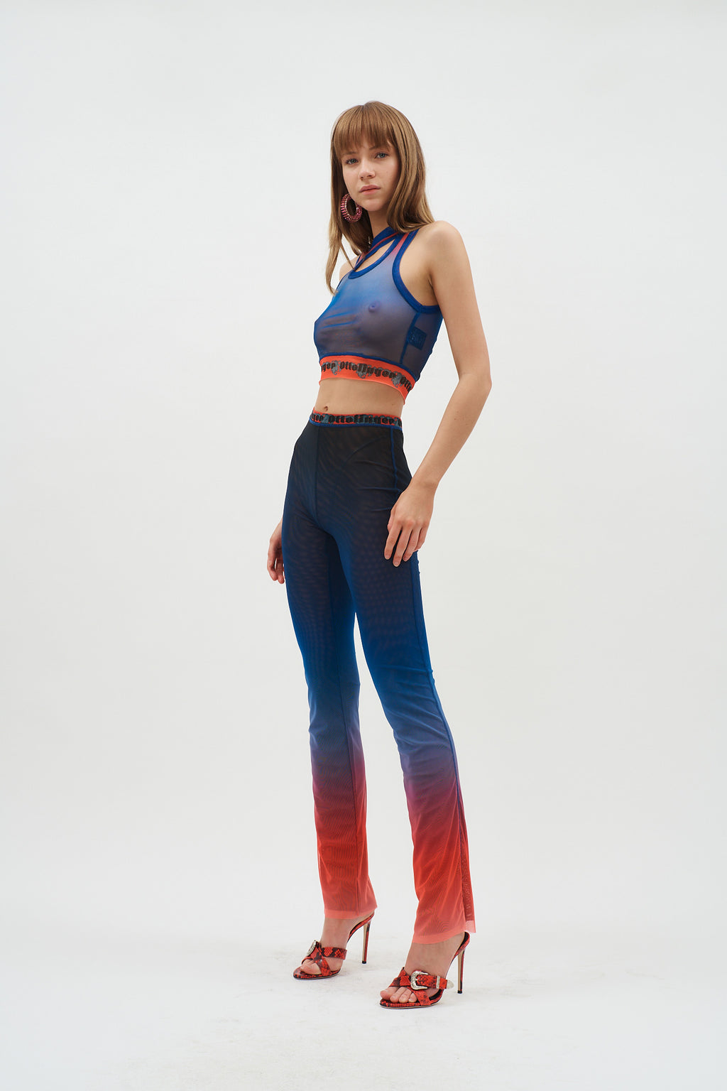 Mesh Blueberry Fade Pants - Désordre Boutique