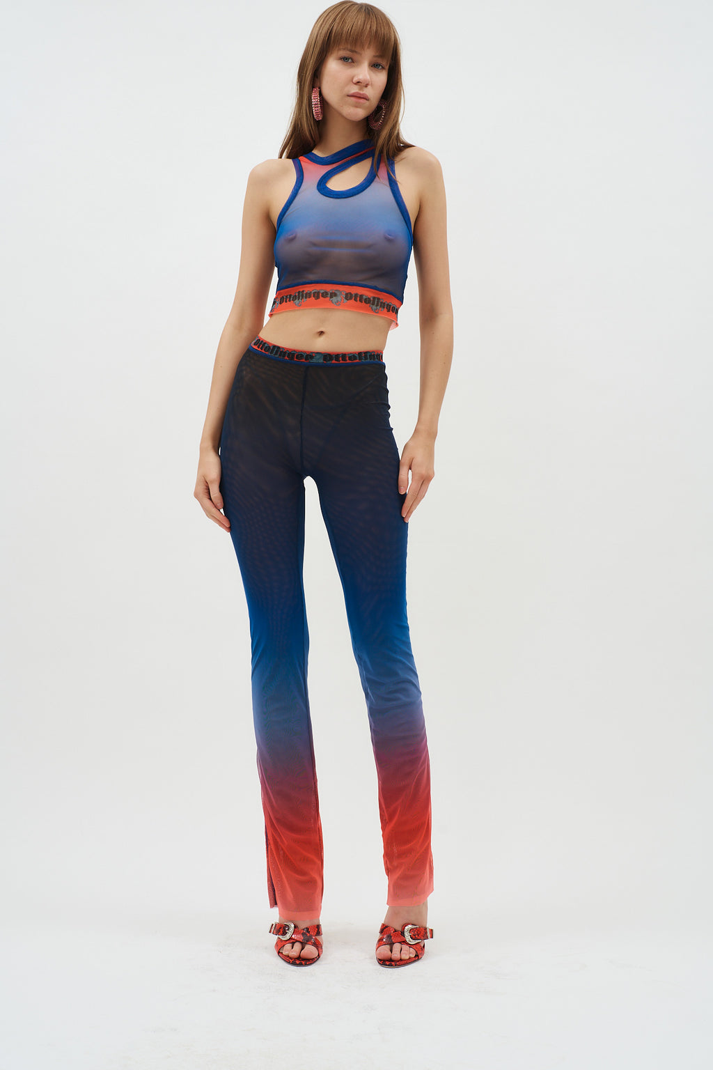 Mesh Blueberry Fade Pants - Désordre Boutique