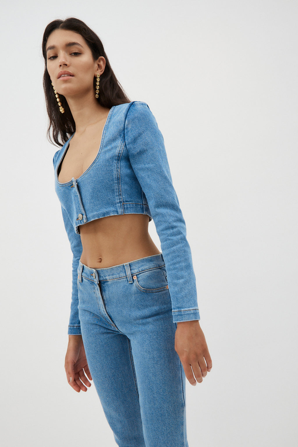 Micro Blue Denim Jacket - Désordre Boutique