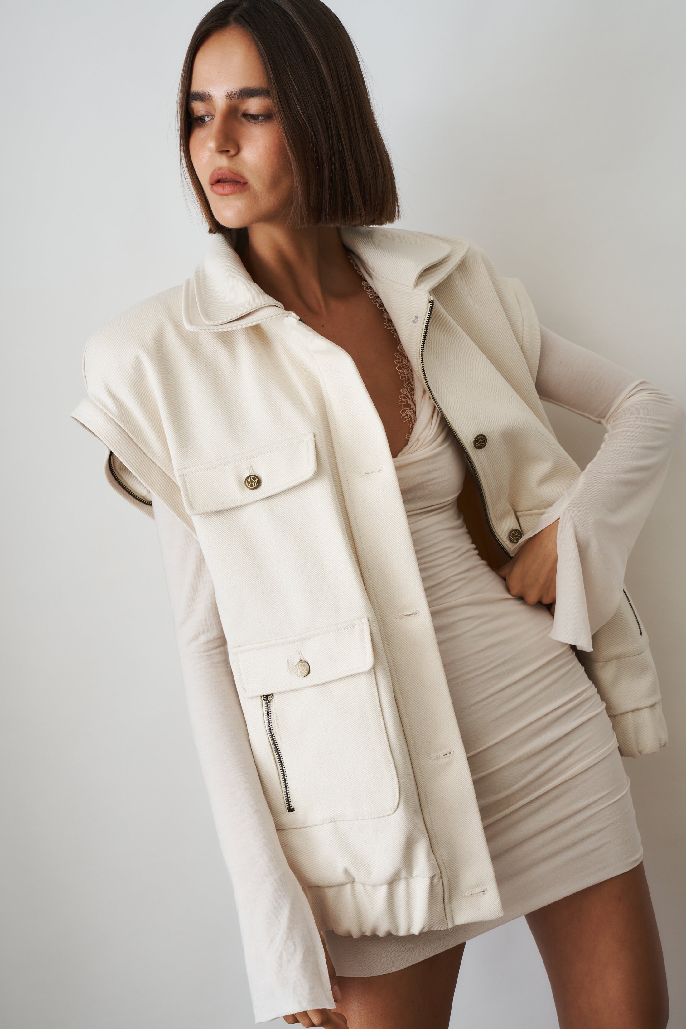 Denim Jacket Eggshell