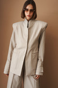 Striped Viscose Wool Vest - DÉSORDRE