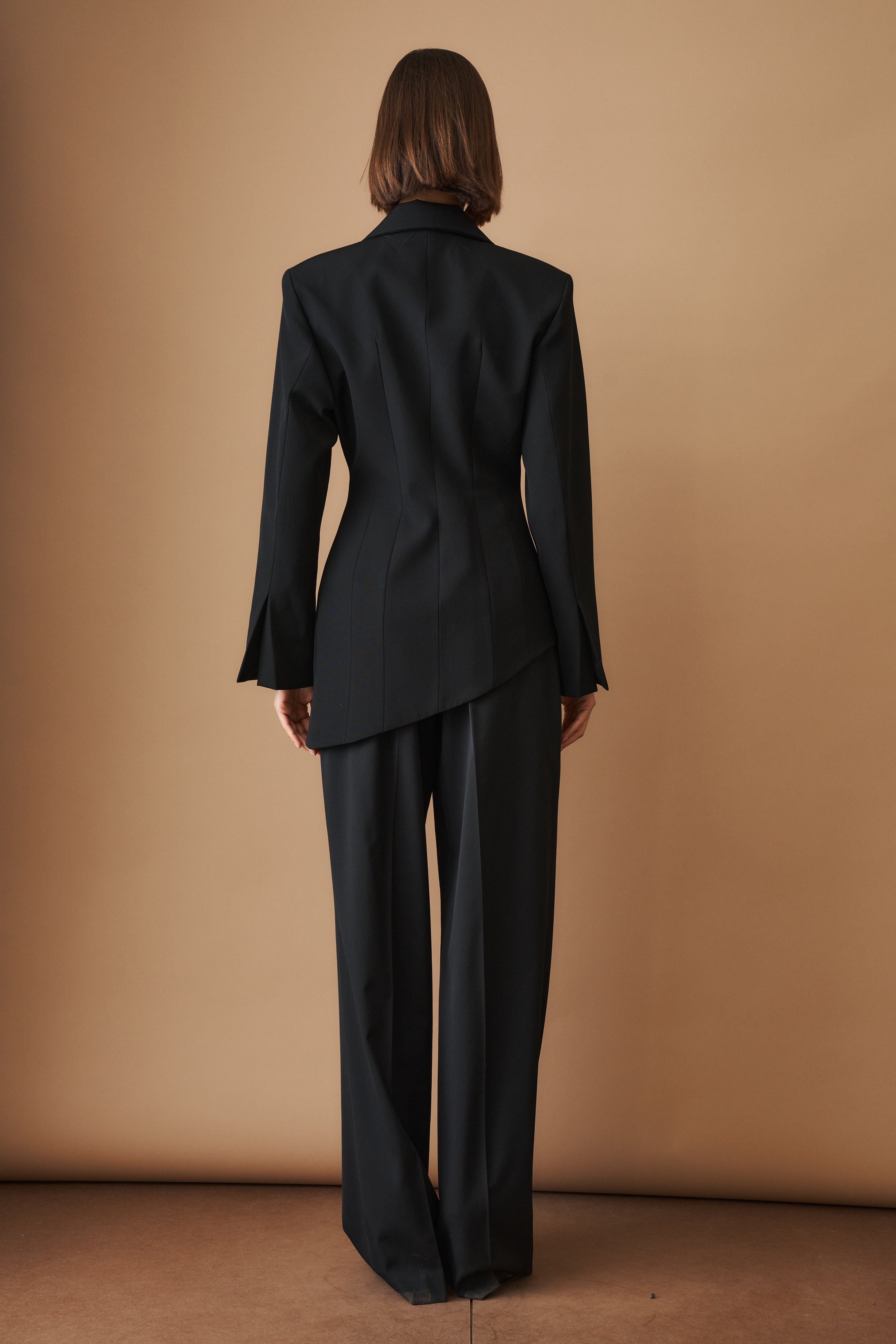 Asymmetric Blazer Black