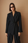 Asymmetric Blazer Black - DÉSORDRE