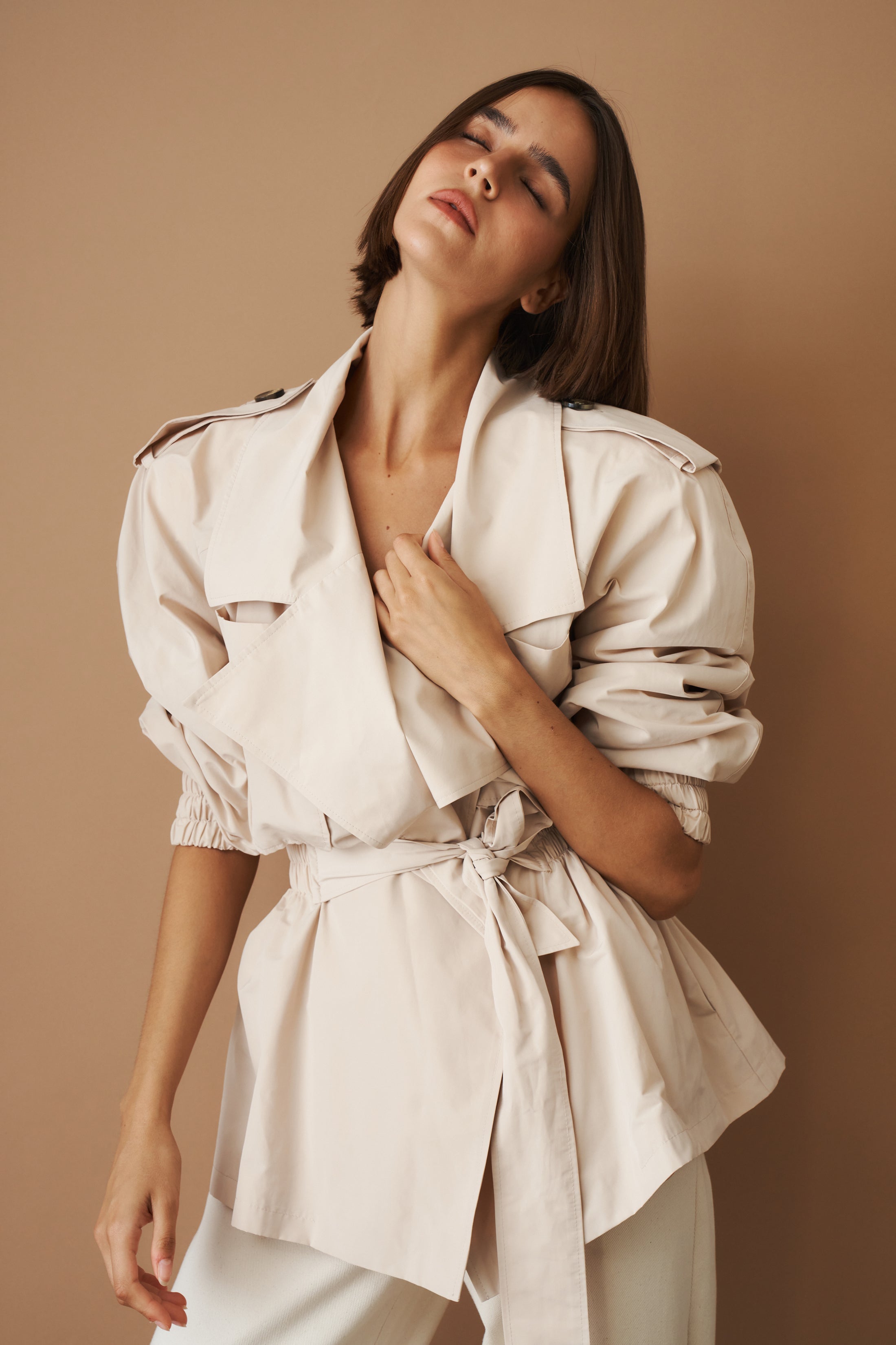Our Trench Cotton Beige - DÉSORDRE