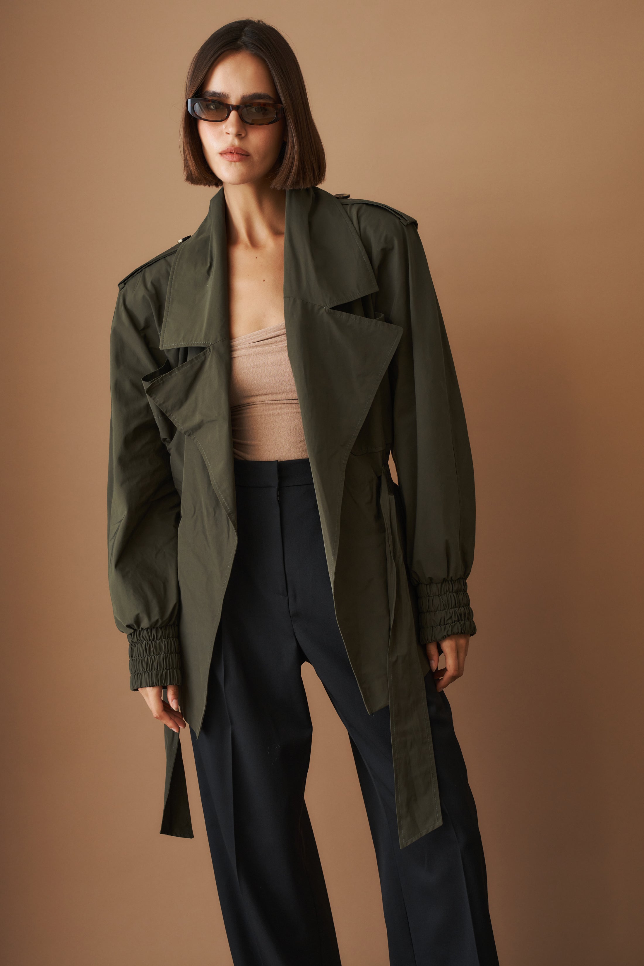Our Trench Cotton Olive - DÉSORDRE